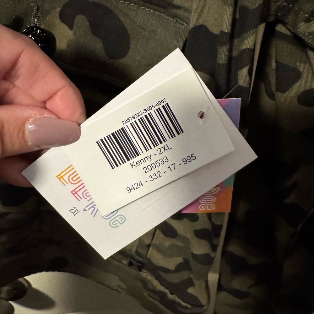 LuLaRoe Kenny Jacket. Size 2XL. NWT - Picture 3 of 4